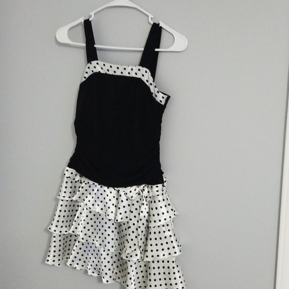 Byer California Dresses & Skirts - Short black and white polka-dot dress Byer California Dresses & Skirts - Short black and white polka-dot dress